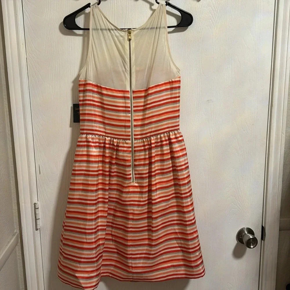 NWT Girls Striped Sleeveless Size 6 Dress Party Flowy Semi Formal Wedding Party - Picture 6 of 8